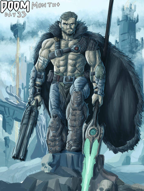 fan art for DOOM The Dark Ages Revelations