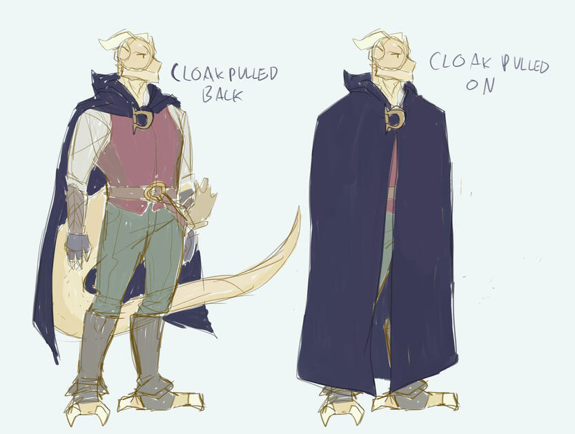 Dragonborn Rogue Concept Art