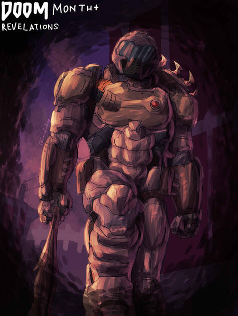 more fan art of DOOM THE DARK AGES Revelations