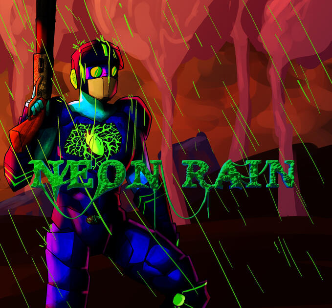 Neon Rain Steam Cover Art 1