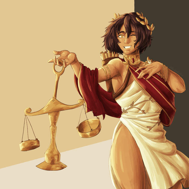 art of a fan redesign for Kyrah from Odyssey of the Dragonlords D&D